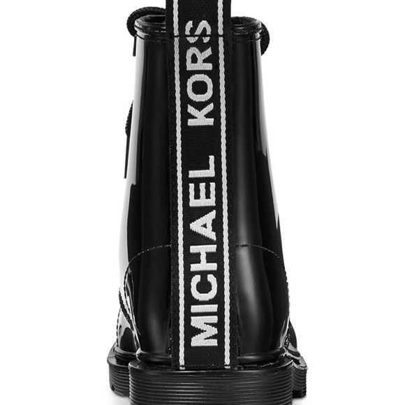 Michael Kors Women's Tavie Lug Sole Lace-Up Rain Booties - Picture 5 of 13